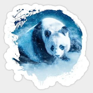 Panda Giant Bear Animal Forest Wildlife China Bamboo Nature Sticker